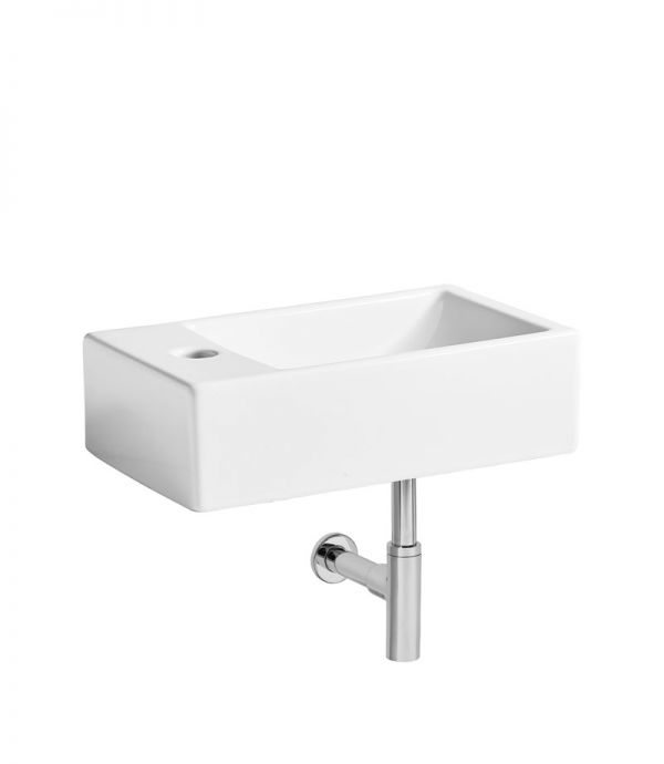 Cloakroom Basins Matrix LH Wall Hung Basin Cloakroom Basins Matrix LH Wall Hung Basin - Image 1