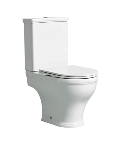 Lansdown Short Projection Open Back Close Coupled WC - 6/4L