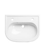 Slim Depth Countertop Basin 2 Tap Hole