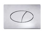 Flush Plate Options Ellipse Flush Plate - Chrome