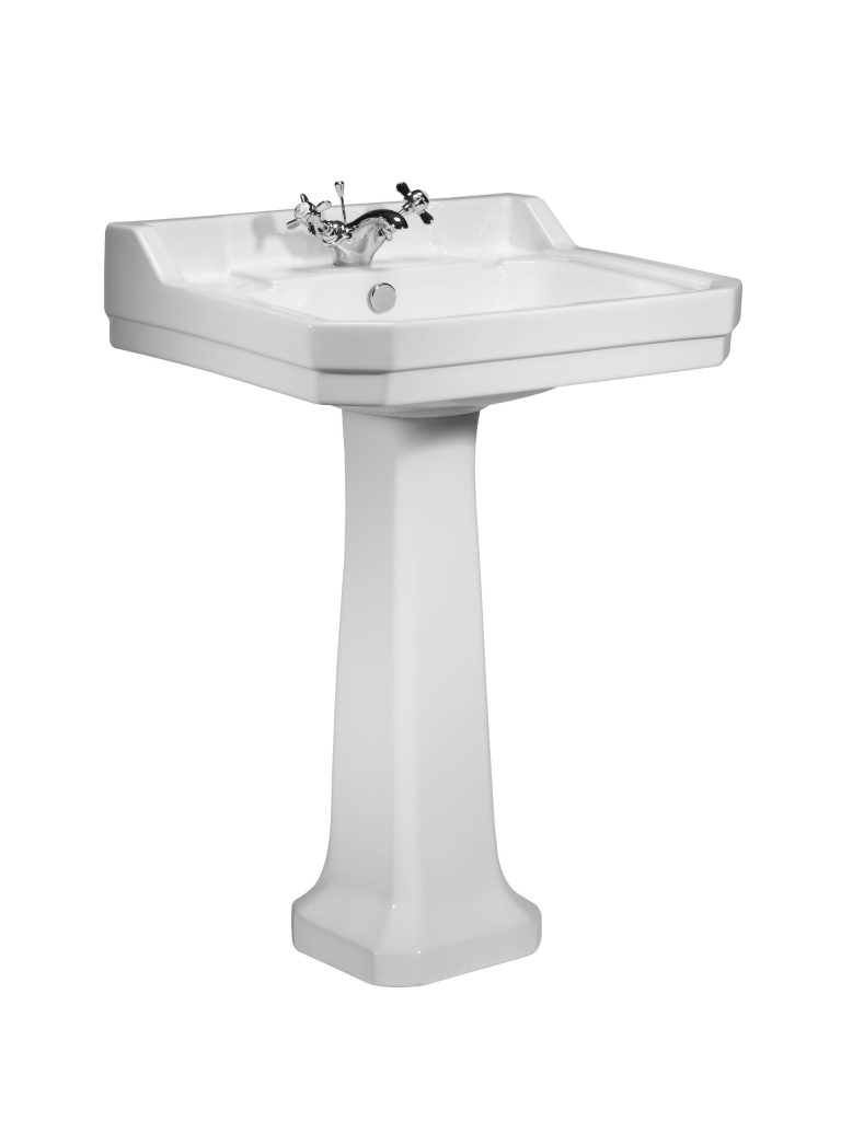 Vitoria 605mm 1 Tap Hole Square basin only Vitoria 605mm 1 Tap Hole Square basin only - Image 1