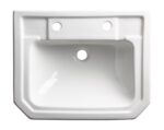 Vitoria 550mm Semi-Countertop 2 Tap Hole Basin Only