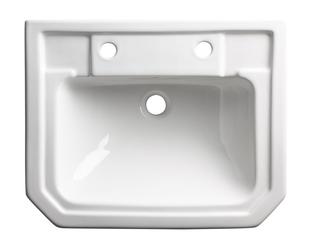 Vitoria 550mm Semi-Countertop 2 Tap Hole Basin Only Vitoria 550mm Semi-Countertop 2 Tap Hole Basin Only - Image 1