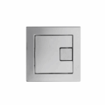 Flush Plate Options Square Dual Flush Button - Chrome