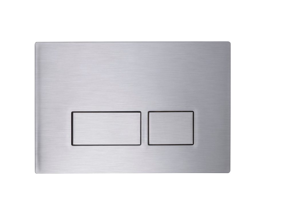 Flush Plates Square Push Plate Stainless Steel Flush Plates Square Push Plate Stainless Steel - Image 1