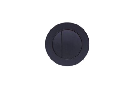Flush Plate Options Round Dual Flush Button - Black