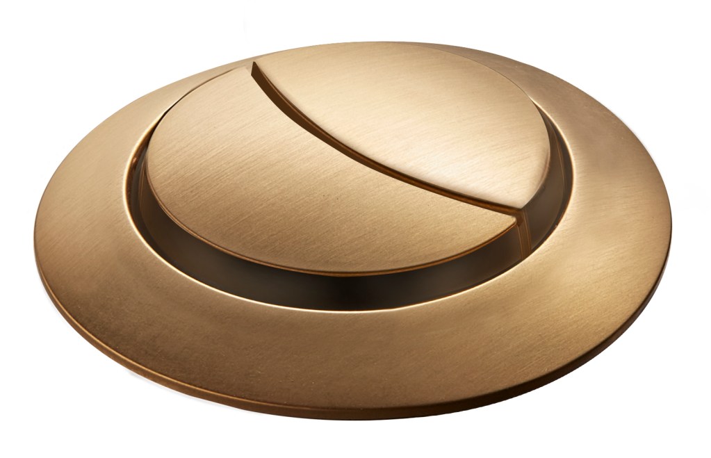 Brushed Brass Replacement Button Ø38Mm Brushed Brass Replacement Button Ø38Mm - Image 1