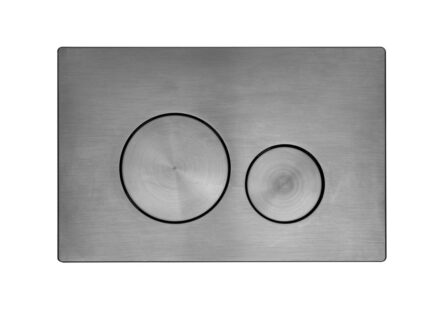 CIRCLE FLUSH PLATE GUNMETAL