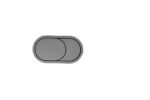 OVAL FLUSH BUTTON GUNMETAL