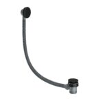 Spring Bath Waste Easy Clean - Black