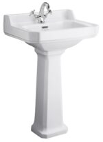 Fitzroy Basin 1 Tap Hole – White Ceramic - 560mm