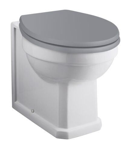 Fitzroy Comfort Height Pan - Back to Wall - White Ceramic