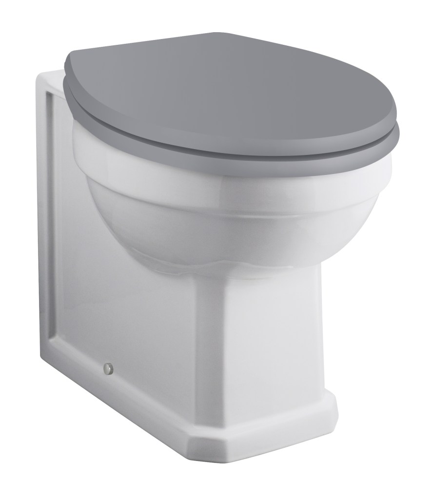 Fitzroy Comfort Height Pan - Back to Wall - White Ceramic Fitzroy Comfort Height Pan - Back to Wall - White Ceramic - Image 1
