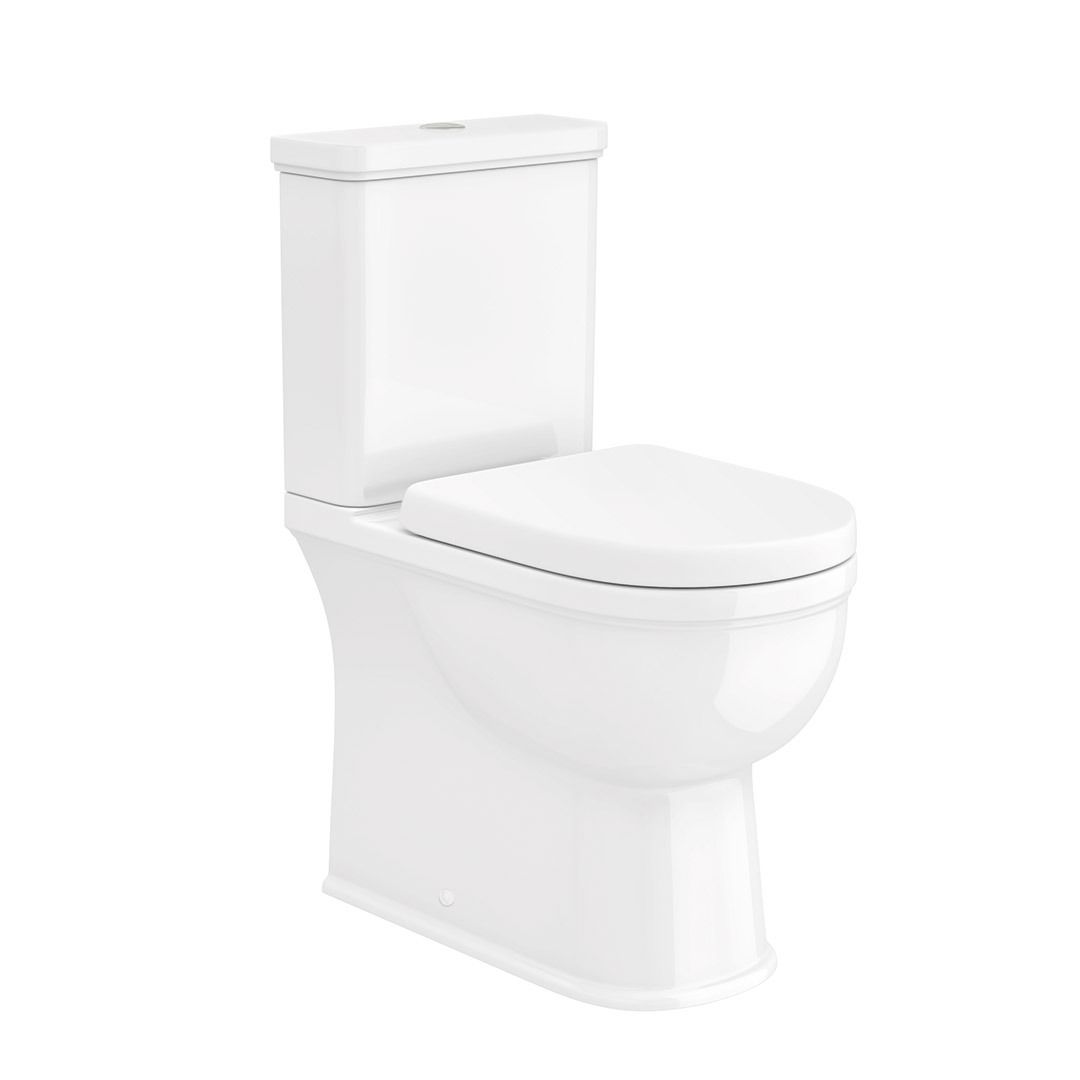 Farnham Fully Enclosed CH Pan, Cistern & D-Shape Seat Farnham Fully Enclosed CH Pan, Cistern & D-Shape Seat - Image 1