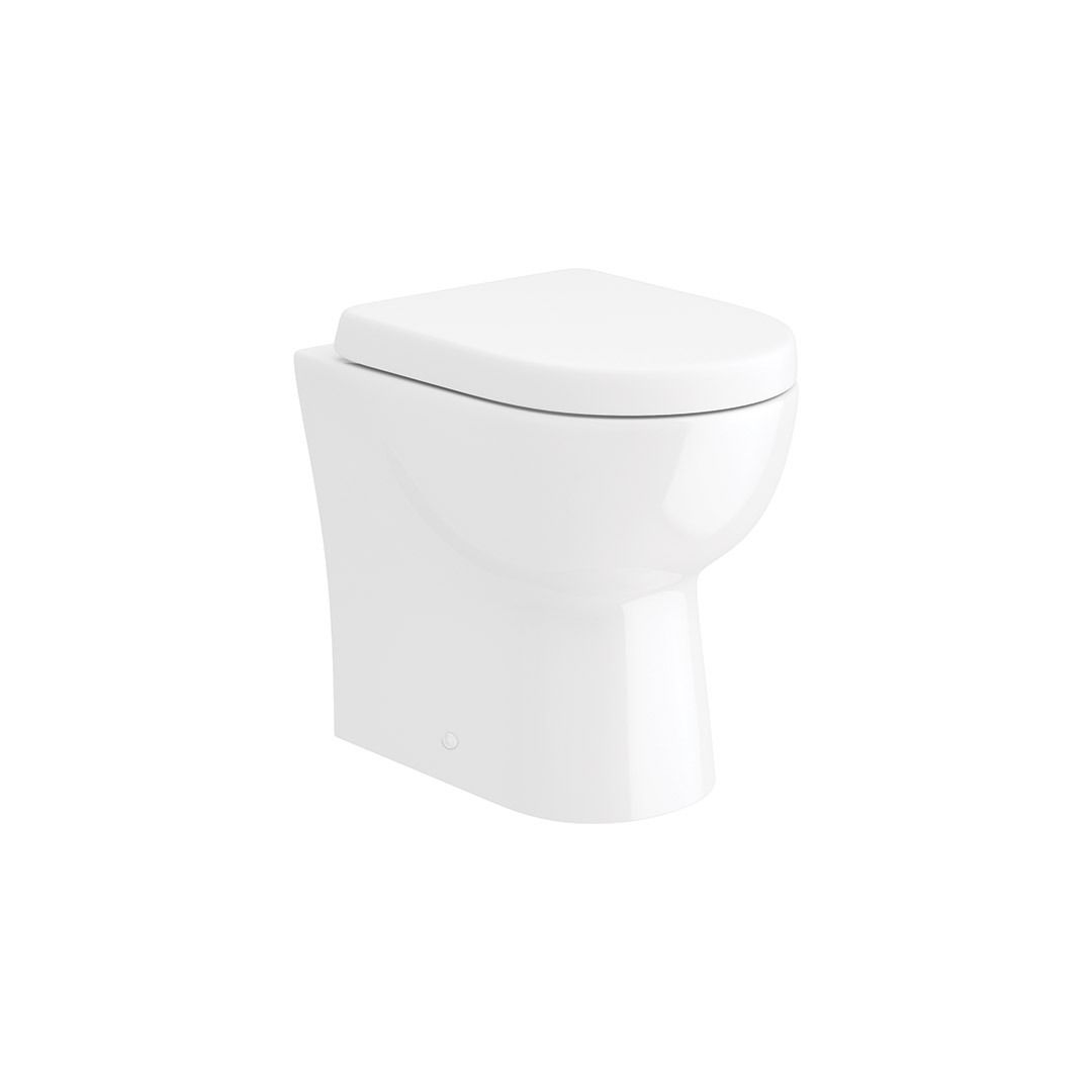 Finley Back To Wall Semi CH Pan & D-Shape Seat Finley Back To Wall Semi CH Pan & D-Shape Seat - Image 1