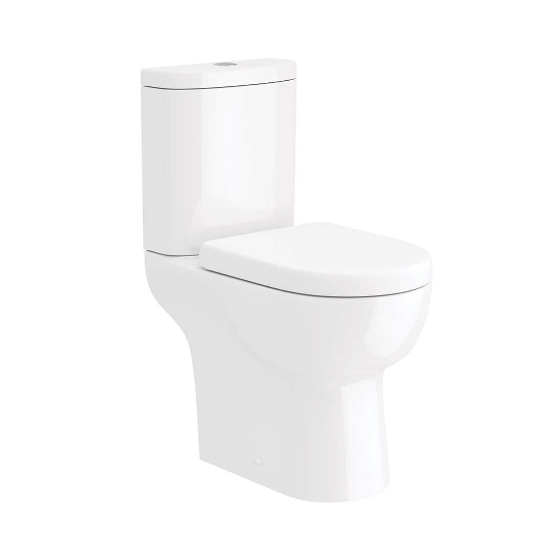 Finley Open Back Semi CH Pan, Cistern & D-Shape Seat Finley Open Back Semi CH Pan, Cistern & D-Shape Seat - Image 1
