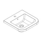 Hartford Semi Recessed Basin - 450mm