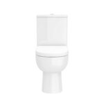 Foye Open Back Pan, Cistern & D-Shape Seat - Image 4