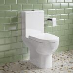 Foye Open Back Pan, Cistern & D-Shape Seat - Image 2