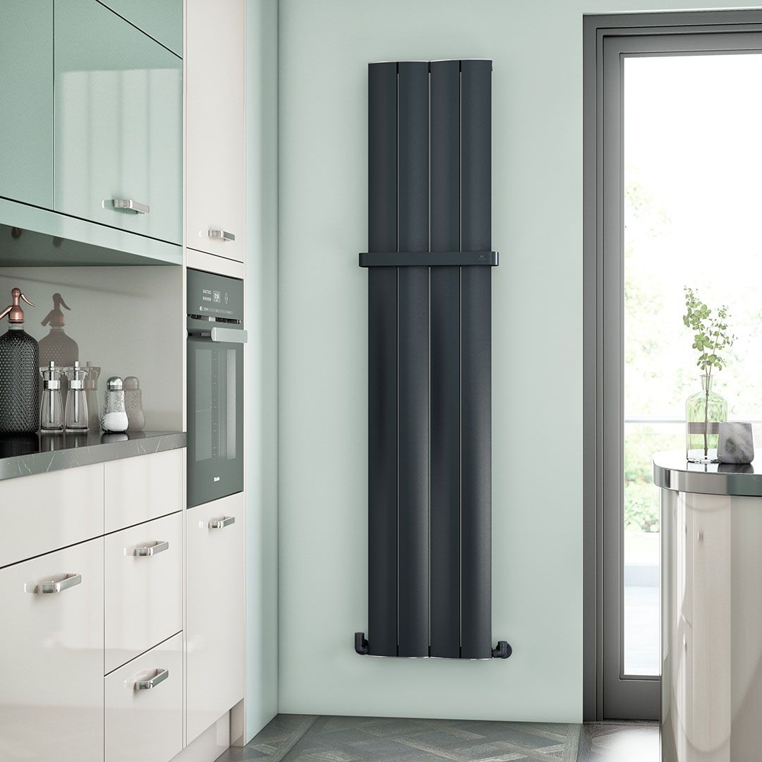Rian Heated Towel Rail Rian Heated Towel Rail 1800x375mm - Image 1