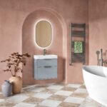 Ryver Heated Towel Rail - Gun Metal, 1800x500mm