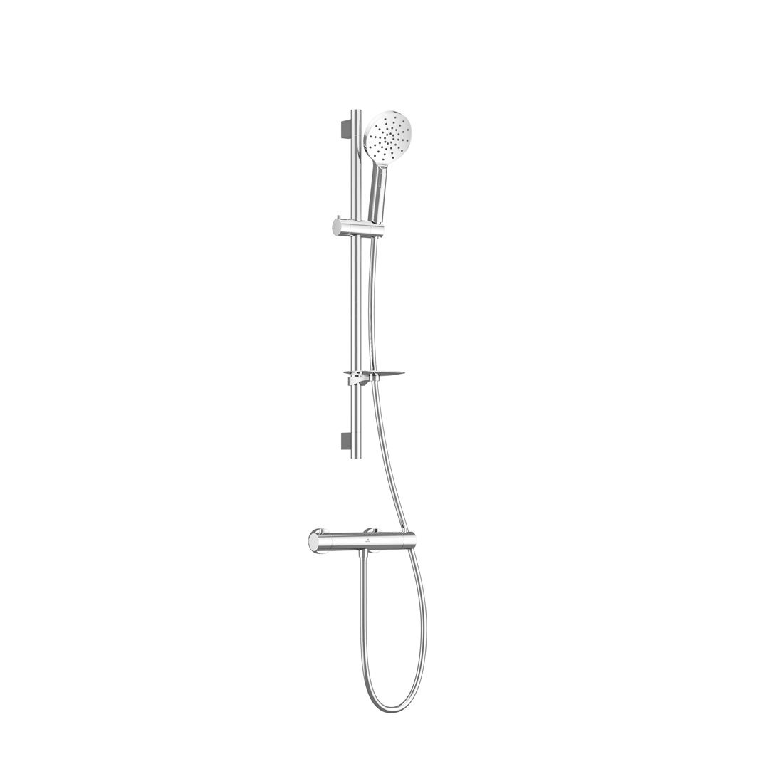 Euri Exposed Thermostatic Shower Chrome Euri Exposed Thermostatic Shower Chrome - Image 1