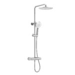 Ryver Exposed Thermostatic Shower - Chrome