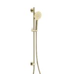 Ryver Sliding Rail Kit with Bottom Outlet - Brushed Brass