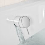 Bath Filler with Control Valve,Sprung Waste & Overflow - Chrome