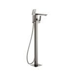 Dayla Floor Standing Bath Shower Mixer - Gun Metal