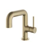 Ryver Side Lever Basin Mono - Brushed Brass, Non-Textured