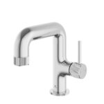 Ryver Side Lever Basin Mono - Chrome, Fluted