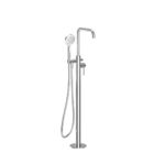 Ryver Floor Standing Bath Shower Mixer - Chrome, Non-Textured