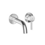 Ryver Wall Mounted Bath Filler - Chrome, Non-Textured