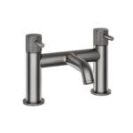 Ryver Bath Filler - Gun Metal, Knurled