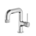 Ryver Side Lever Basin Mono - Chrome, Knurled