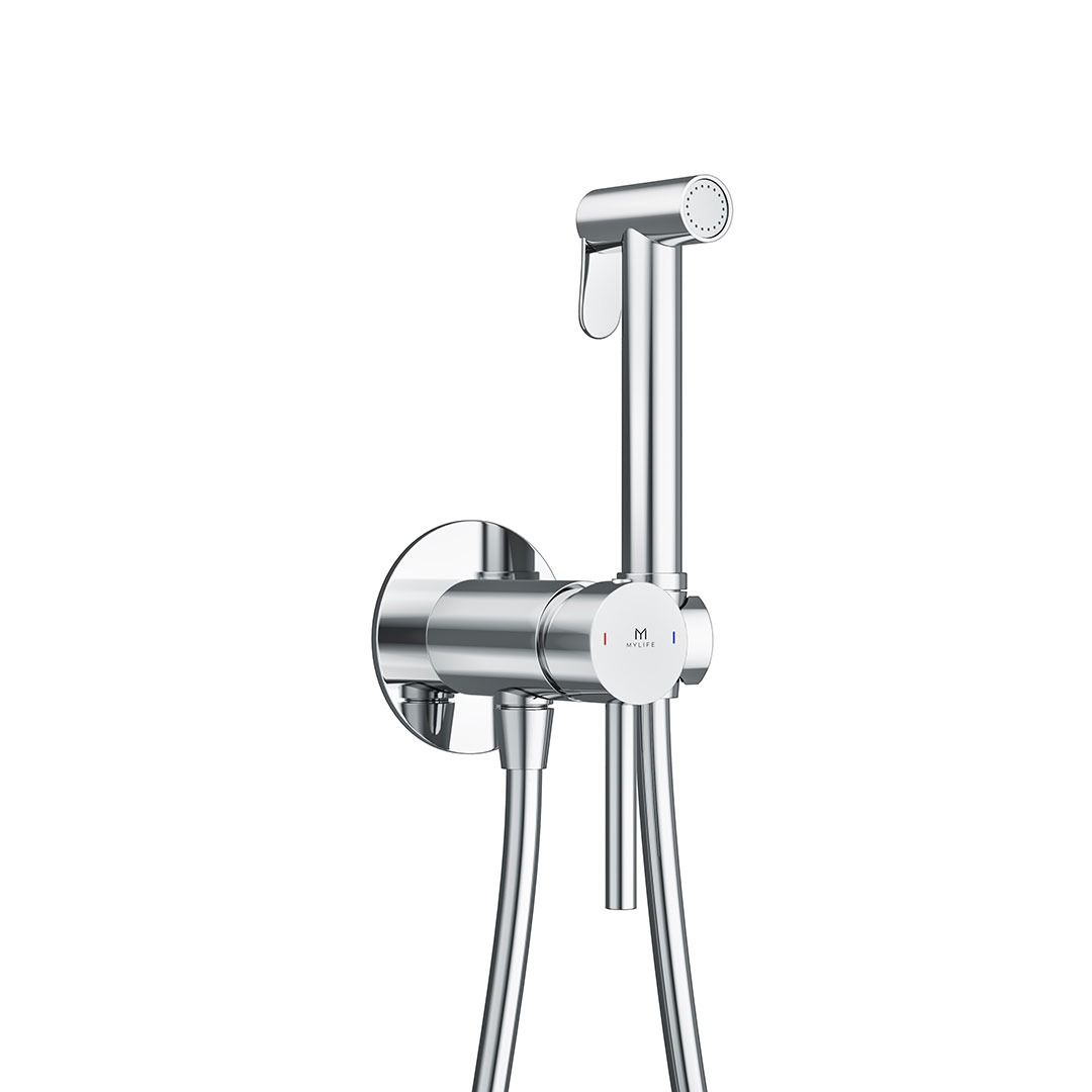 Easy-Plumb Round Shower Douche Kit Easy-Plumb Round Shower Douche Kit - Image 1