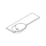 Combi Worktop Basin - 1254mm