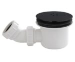 Fast Flow Shower Waste - Black