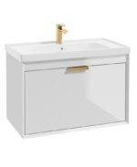 FJORD Wall Hung 80cm Two Drawer Vanity Unit