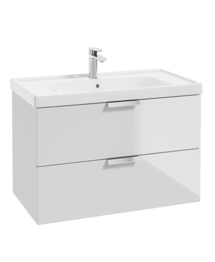 STOCKHOLM Wall Hung 80cm Two Drawer Vanity Unit