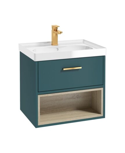 MALMO Wall Hung 60cm Single Drawer Vanity Unit