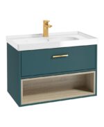 MALMO Wall Hung 80cm Single Drawer Vanity Unit