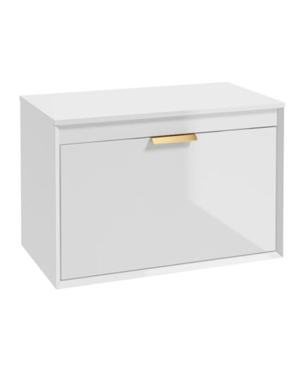 FJORD Wall Hung 80cm Two Drawer Countertop Vanity Unit