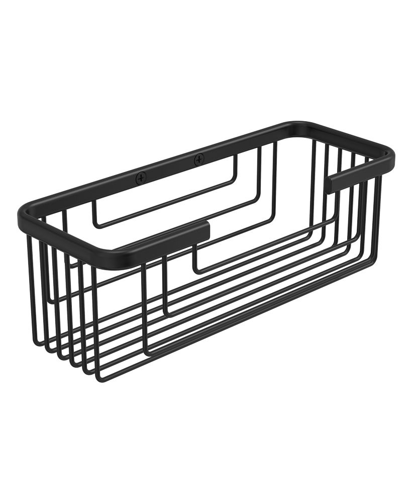 1673363741_ua0041-1 CORA Wire Soap Basket Matt Black - Image 1
