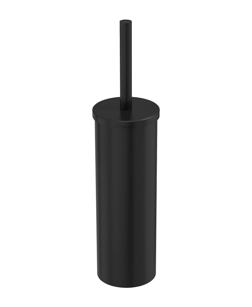 1673363742_ua0048-1 STESSA Round Toilet Brush & Holder Matt Black - Image 1