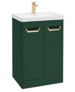 FREYA Floorstanding 60cm Two Door Vanity Unit
