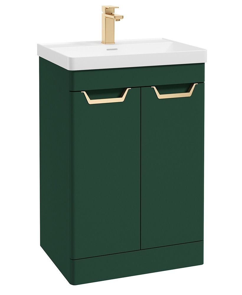 1673363855_gffre602dwg-1 FREYA Floorstanding 60cm Two Door Vanity Unit - Image 1