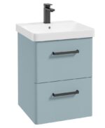 KORA Wall Hung 50cm Two Drawer Vanity Unit