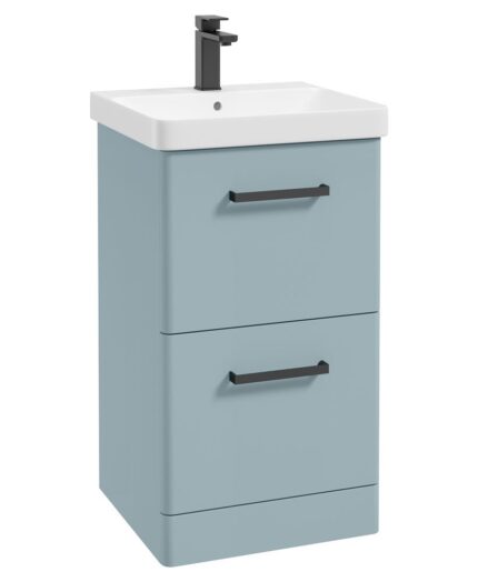 KORA Floorstanding 50cm Two Drawer Vanity Unit